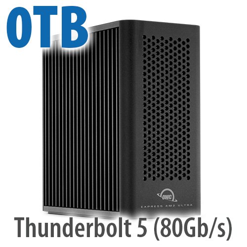 OWC Express 4M2 Ultra FourSlot Thunderbolt 5 (80Gb/s) External Storage Enclosure for NVMe M.2 SSDs New, by Other World Computing