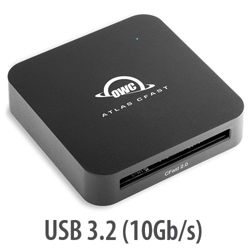 OWC Atlas USB 3.2 (10Gb/s) CFast 2.0 Card Reader with USBC & USBA Connectivity New, by Other World Computing
