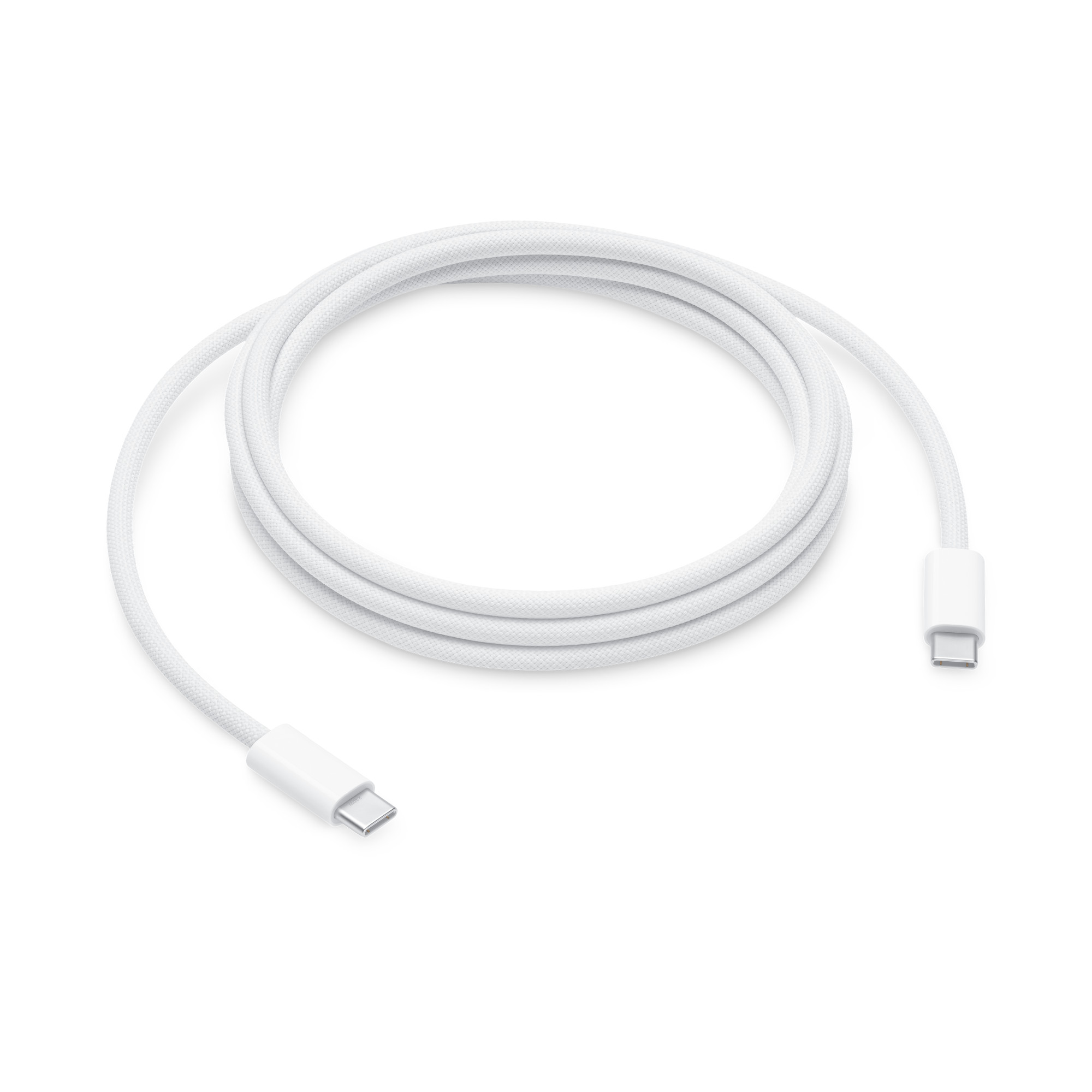 2.0 Meter (78) Apple Genuine 240W USBC to USBC Woven Charging Cable White Used, by Apple
