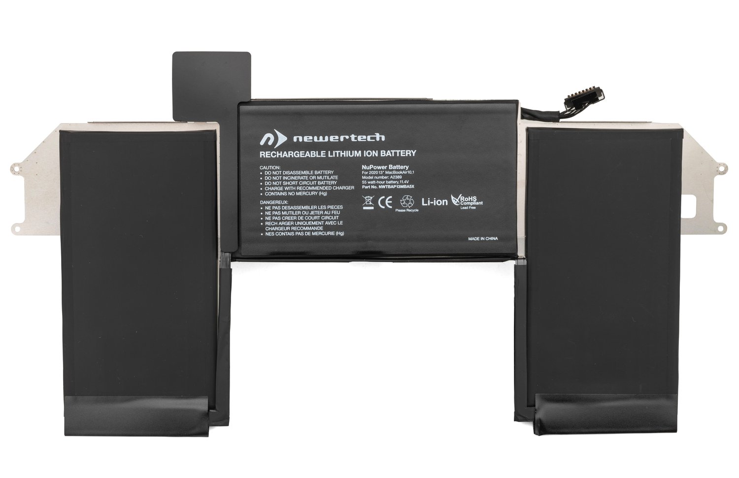 55W NewerTech NuPower Battery Replacement Solution for 13inch Apple MacBook Air (M1, 2020) New, by Newer Technology