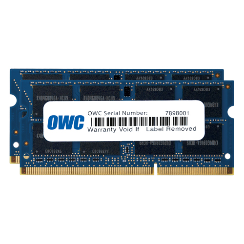 16.0GB (2 x 8GB) PC312800 DDR3L 1600MHz 204Pin CL11 SODIMM Memory Upgrade Kit for Mac New, by Other World Computing