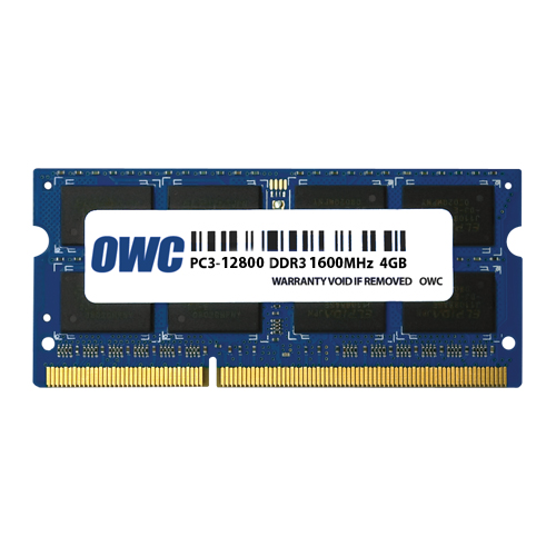 4.0GB PC312800 DDR3L 1600MHz 204Pin CL11 SODIMM Memory Module for Mac New, by Other World Computing