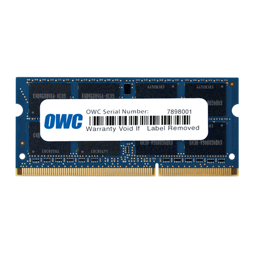 8.0GB PC312800 DDR3L 1600MHz 204Pin CL11 SODIMM Memory Module for Mac New, by Other World Computing