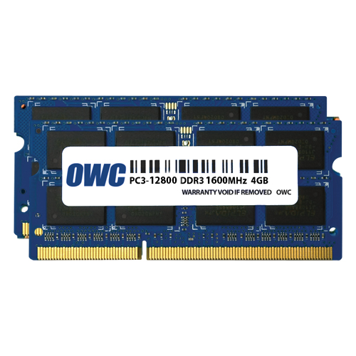 8.0GB (2 x 4GB) OWC PC314900 DDR3L 1867MHz CL11 204Pin SODIMM Memory Upgrade Kit for Mac New, by Other World Computing