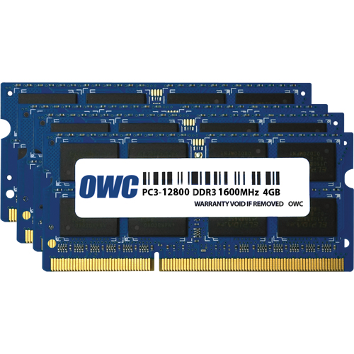 48.0GB (2 x 16GB + 2 x 8GB) OWC PC314900 DDR3L 1867MHz CL11 204Pin SODIMM Memory Upgrade Kit for Mac New, by Other World Computing