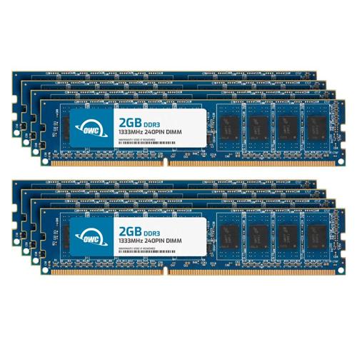 16.0GB (8 x 2GB) OWC 1333MHz DDR3 PC310600 240Pin DIMM Memory Upgrade Kit for PC New, by Other World Computing