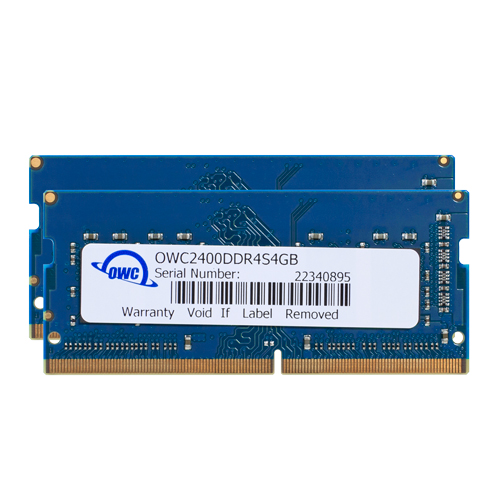 8.0GB (2 x 4GB) 2400MHz DDR4 PC419200 SODIMM 260 Pin CL17 Memory Upgrade Kit for Mac New, by Other World Computing