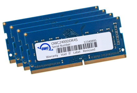 32.0GB (4 x 8GB) OWC PC419200 DDR4 2400MHz 260Pin CL17 SODIMM Memory Upgrade Kit for Mac New, by Other World Computing