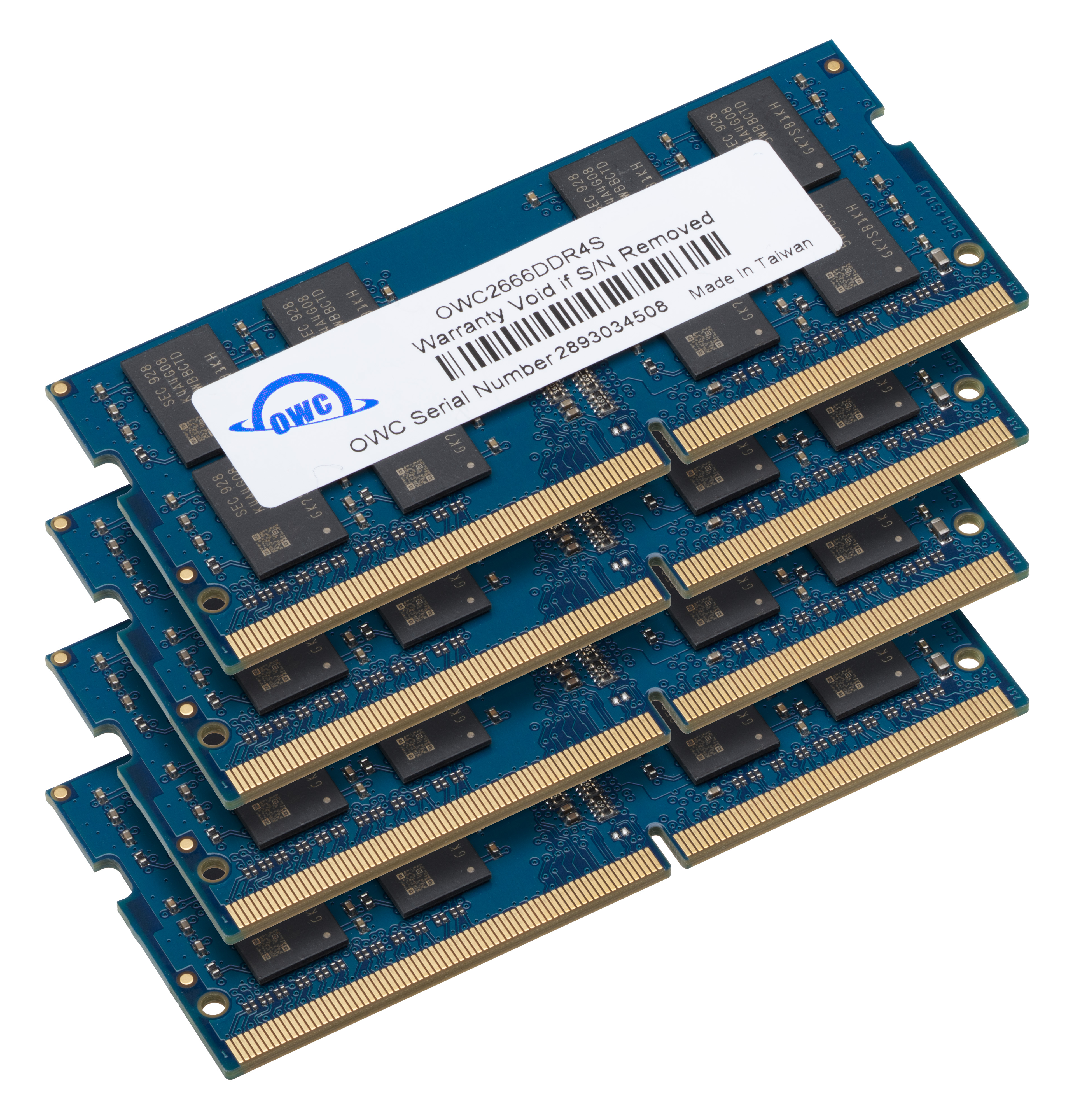 32.0GB (4 x 8GB) OWC 2666MHz DDR4 PC421300 260Pin SODIMM Memory Upgrade Kit for Mac New, by Other World Computing