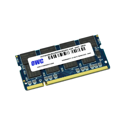 1.0GB (1024MB) OWC PC2700 DDR 200Pin SODIMM Memory Module New, by Other World Computing