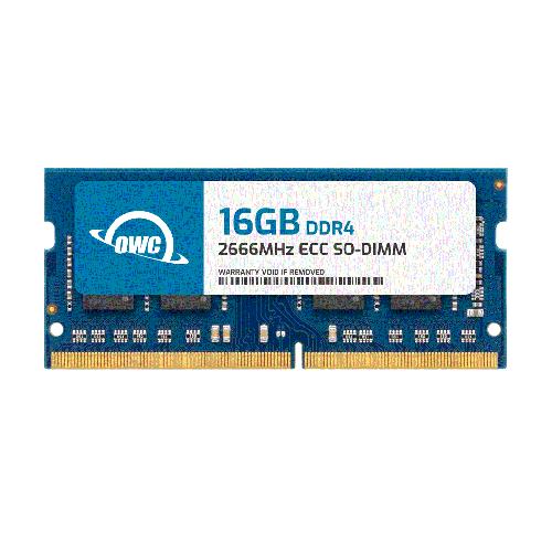 16.0GB OWC 2666MHz DDR4 PC421300 260Pin ECC SODIMM Memory Module for PC New, by Other World Computing