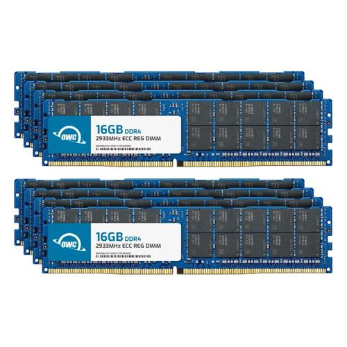 128.0GB (8 x 16GB) OWC 2933MHz DDR4 PC423400 288Pin ECC RDIMM Memory Upgrade Kit for PC New, by Other World Computing