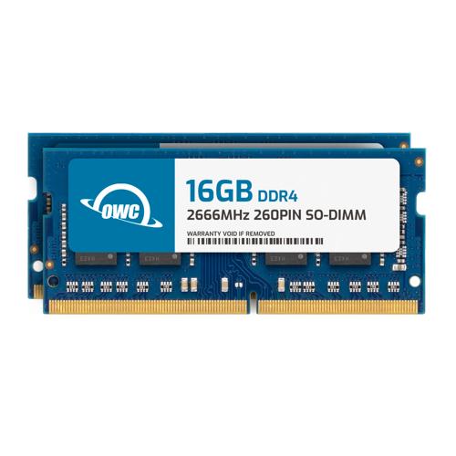 32.0GB (2 x 16GB) OWC 2666MHz DDR4 PC421300 260Pin SODIMM Memory Upgrade Kit for PC New, by Other World Computing