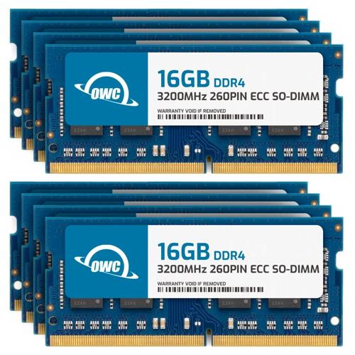 128.0GB (8 x 16GB) OWC 3200MHz DDR4 PC425600 260Pin ECC SODIMM Memory Upgrade Kit for PC New, by Other World Computing
