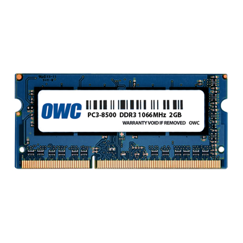 2.0GB OWC PC8500 DDR3 1066MHz 204Pin SODIMM Memory Module for Mac New, by Other World Computing