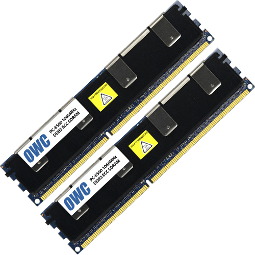 16.0GB (2 x 8GB) Mac Pro / Xserve 2009 Memory Matched Set PC8500 1066MHz DDR3 ECCR SDRAM Modules for Mac New, by Other World Computing