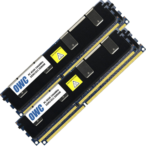 32.0GB Mac Pro Early 2009 Memory Matched Set (4 x 8GB) PC8500 1066MHz DDR3 ECCR SDRAM Modules for Mac New, by Other World Computing