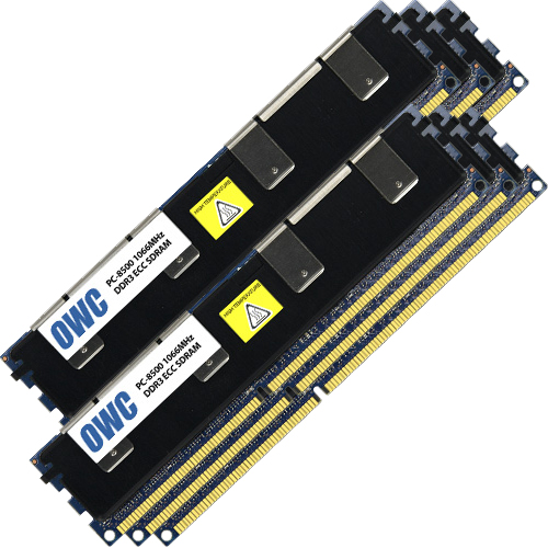 48.0GB Mac Pro / Xserve 2009 Memory Matched Set (6x 8GB) PC8500 1066MHz DDR3 ECCR SDRAM Modules for Mac New, by Other World Computing