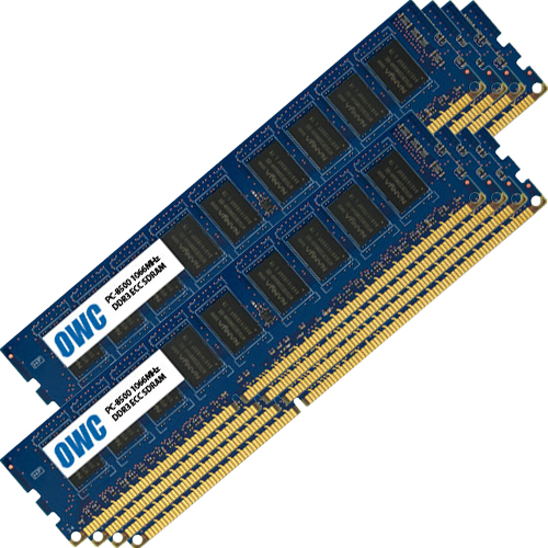 32.0GB (8 x 4GB) OWC PC8500 DDR3 1066MHz ECC DIMM Memory Upgrade Kit for Mac New, by Other World Computing