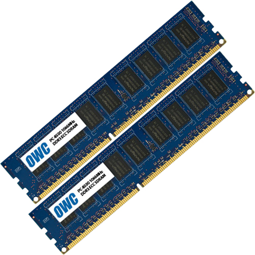16.0GB (2 x 8GB) OWC PC8500 DDR3 1066MHz ECC DIMM Memory Upgrade Kit for Mac New, by Other World Computing