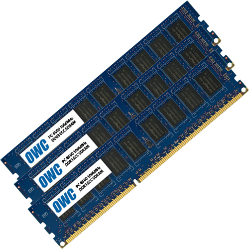 24.0GB (3 x 8GB) OWC PC8500 DDR3 1066MHz ECC DIMM Memory Upgrade Kit for Mac New, by Other World Computing