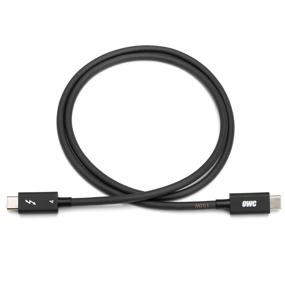 0.7M (28") Thunderbolt 4 (USB-C) Cable for Thunderbolt And USB-C Devices - Black