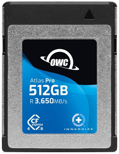 OWC 512GB Atlas Pro CFexpress Type B 4.0 Memory Card with High-Speed, Professional-Grade Storage