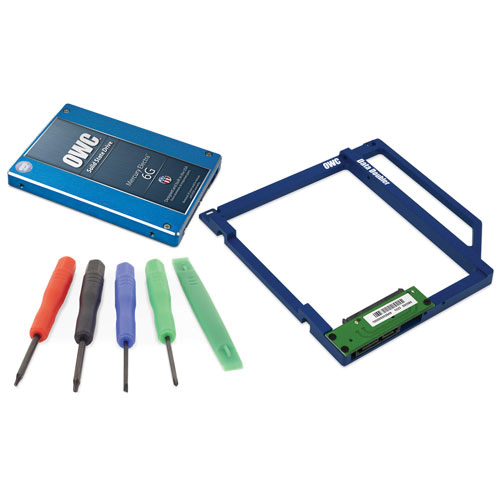120GB OWC DIY Optical Drive to SSD Internal Storage Upgrade Kit for MacBook Pro (2009 2013), MacBook (2008 2009) with New, by Other World Computing