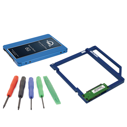 1.0TB OWC DIY Optical Drive to SSD Internal Storage Upgrade Kit for MacBook Pro (2009 2013), MacBook (2008 2009) with New, by Other World Computing