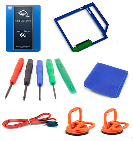 120GB OWC DIY SSD Bay AddIn Kit for 27inch iMac (2010) with OWC Mercury Electra 6G SSD New, by Other World Computing
