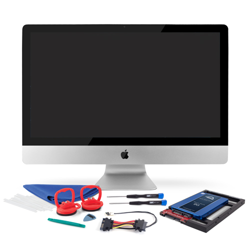 1.0TB OWC DIY HDD to SSD Internal Storage Upgrade Kit for 27inch iMac (2012 2019) with OWC Mercury Electra 6G SSD + New, by Other World Computing