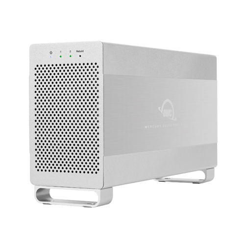 16.0TB OWC Mercury Elite Pro Dual TwoDrive RAID USB 3.2 (5Gb/s) + eSATA External Storage Solution New, by Other World Computing
