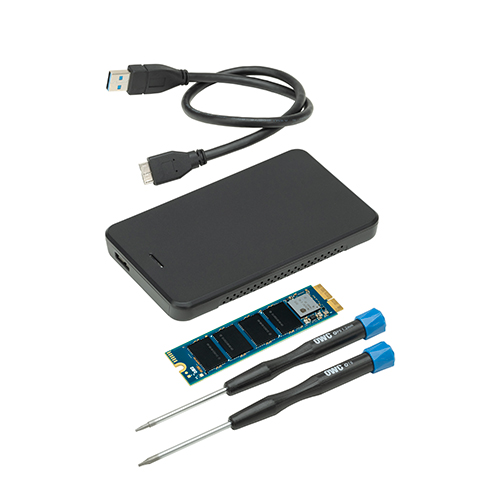 1.0TB OWC Aura N2 SSD Complete Internal Storage Upgrade Solution for Select MacBook Pro Retina (2013 2015), MacBook Air New, by Other World Computing