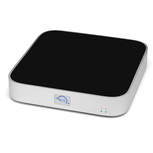 18.0TB (16.0TB HDD + 2.0TB NVMe) OWC miniStack STX Stackable Storage and Thunderbolt Hub Xpansion Solution Matte Silver New, by Other World Computing