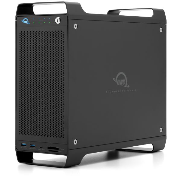 32.0TB (4x1.0TB NVMe SSD, 7x4.0TB HDD) ThunderBay Flex 8 Thunderbolt 3 Storage Solution New, by Other World Computing