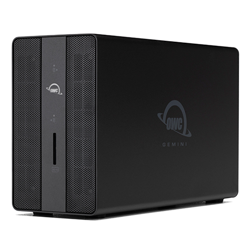 16.0TB OWC Gemini TwoDrive HDD RAID Thunderbolt (40Gb/s) External Storage + 7Port Docking Solution New, by Other World Computing