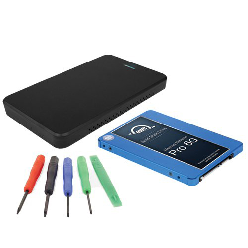 120GB OWC DIY Internal Storage Upgrade Kit with OWC Mercury Electra 6G SSD + OWC Express USB 3.2 (5Gb/s) BusPowered New, by Other World Computing