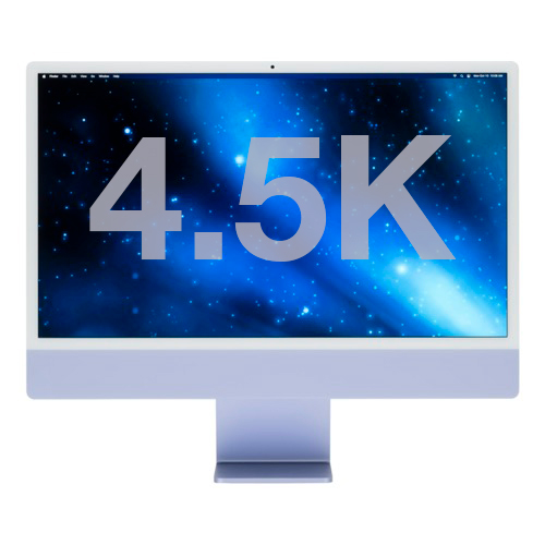 Apple 24" iMac Retina 4.5K (Current Model) 8-core Apple M1, Purple - Used, Mint condition