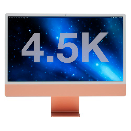Apple 24" iMac Retina 4.5K (2023) 8-core Apple M3, Orange - Used, Premium condition