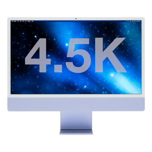 Apple 24" iMac Retina 4.5K (Current Model) 10-core Apple M4, Purple - Used, Premium condition