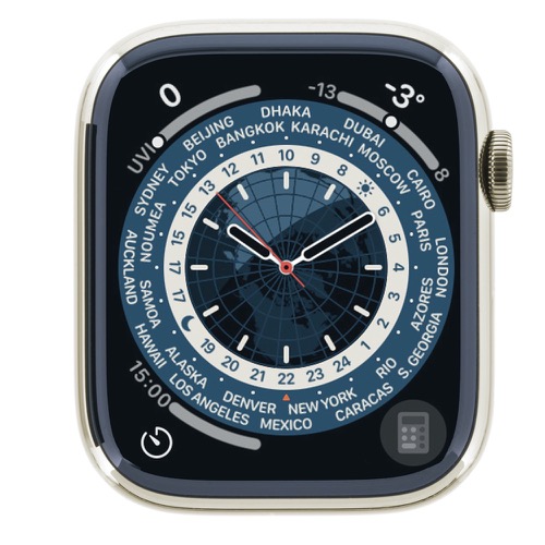 Apple Watch Series 8 USA/Global GPS + Cellular (Unlocked) - 45mm Gold Stainless Steel Case