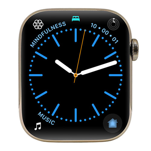 Apple Watch Series 9 USA/Global GPS + Cellular (Unlocked) - 45mm Gold Stainless Steel Case