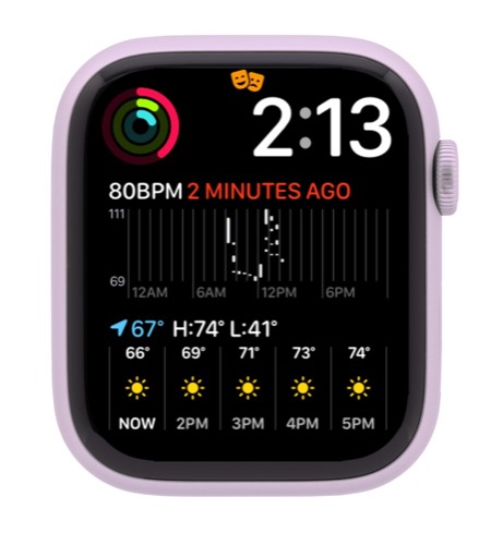 Apple Watch Series 9 GPS - 45mm Pink Aluminum Case