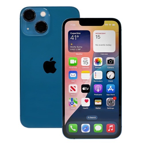 Apple iPhone 13 mini 256GB USA/Global 5G/GSM+CDMA (Unlocked) - Blue