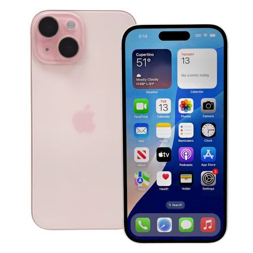 Apple iPhone 15 128GB USA/Global 5G/GSM (Unlocked) - Pink