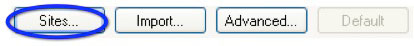 Click on the "Sites..." button.