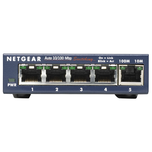Netgear FS105NA ProSAFE FS105 5 Port 10/100 Mbps... at MacSales.com