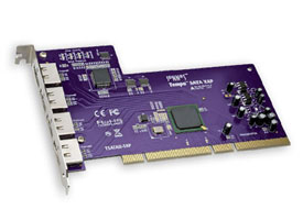Tempo SATAII-X4P 4 Port 3.0Gb/s eSATA PCI-X Host Adapter