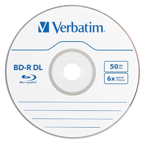 Verbatim 97335 6x BD-R DL 50GB Blank Blu-ray Media... at MacSales.com