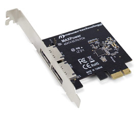 NewerTech MAXPower eSATA 6G Pro PCIe Controller Card